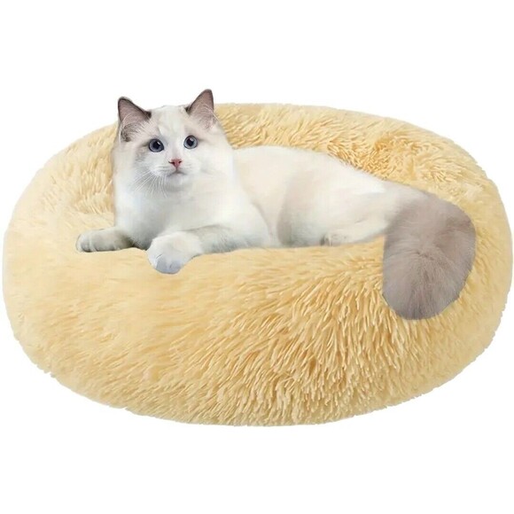 Small Round Pet Bed For Cat Dog - Picture 3 of 6